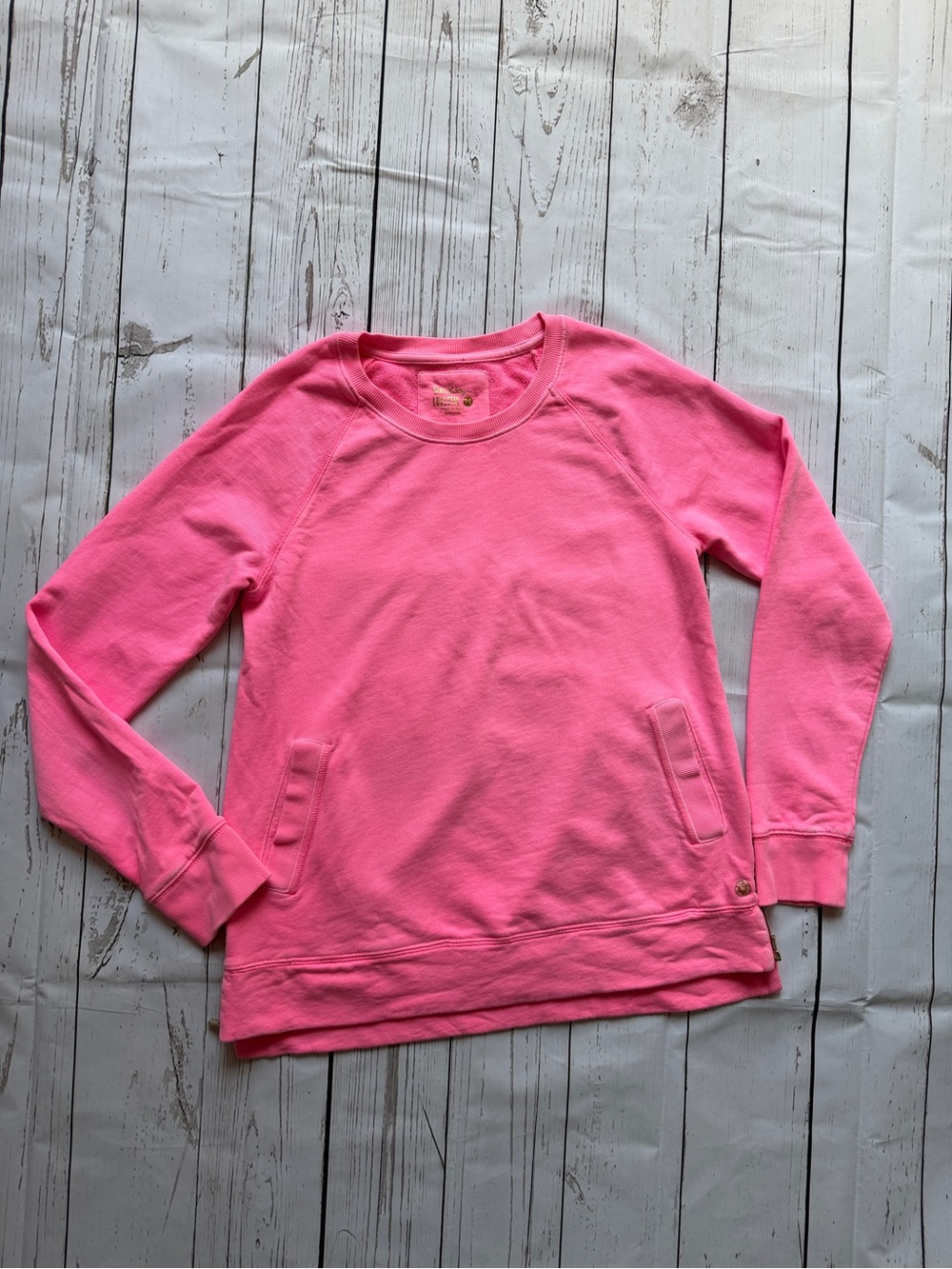 Lilly Pulitzer Hot Pink Pullover Sweatshirt